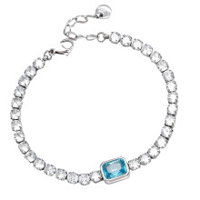Verfijnde armband met zirkonia-knopen,-JDB0304015 BL S