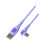 Câble USB 120W 6A USB vers câble USB C Type C,-1,2 m Violet 1