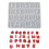 Sturdy Silicone Alphabets Ornaments Molds Unique Accessories-L 1