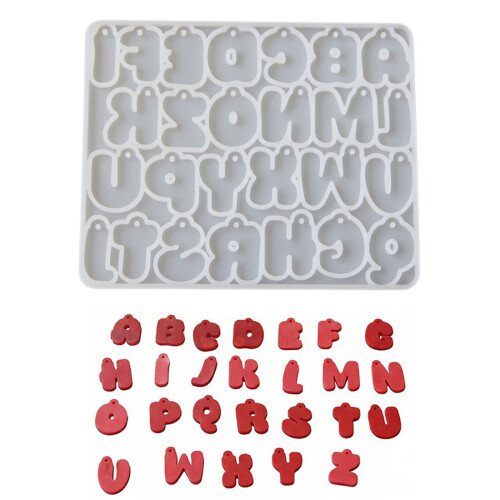 Sturdy Silicone Alphabets Ornaments Molds Unique Accessories-L
