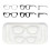 Crafting Accessories Moulds Eyeglass Shape for Resin-Clear 1