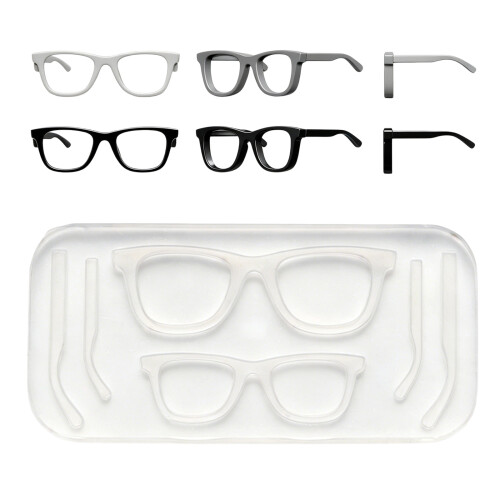 Crafting Accessories Moulds Eyeglass Shape for Resin-Clear