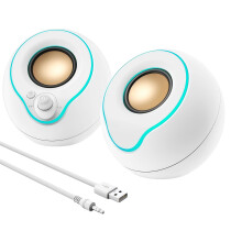 Hoogwaardige USB-stereoluidsprekers voor laptops die-een paar