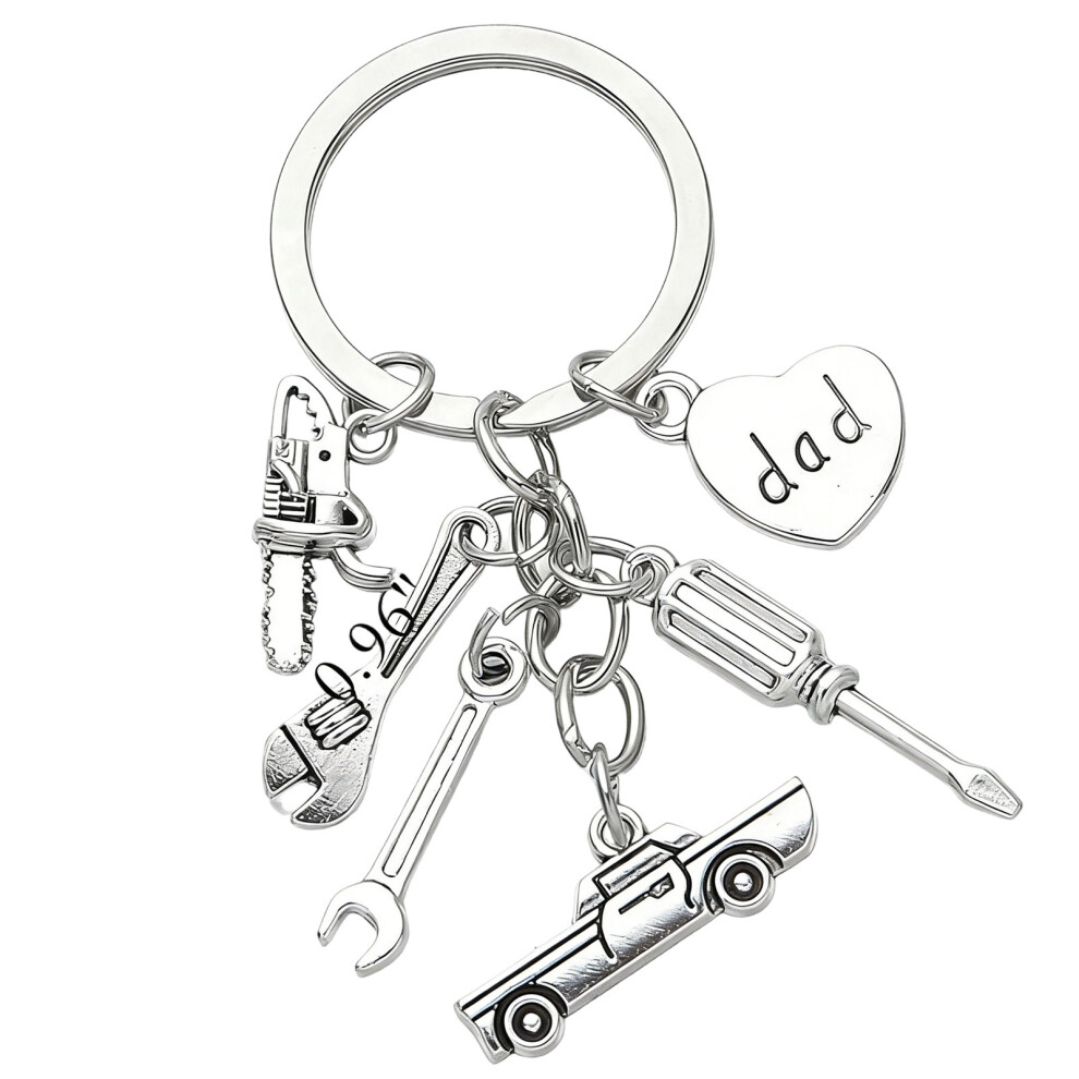 Metal Tool Keyring Stylish Wrench And Screwdriver Keychain 7627001519480