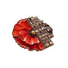 Elegante emaille bloemkrans broche storing ontwerpt lichtgewicht
