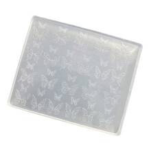Elegant Floral 3D Nail Art Mold With Detailed Relief Design 3D