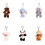Sturdy Fabric Keychain Lovely Animal Shape Suitable For-mouse 4