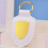 Elegant PU Leather Shield Key Chain Backpack Decoration-Claret. 6