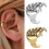 Manchette d'oreille en alliage alternatif, modèles de-argent 4