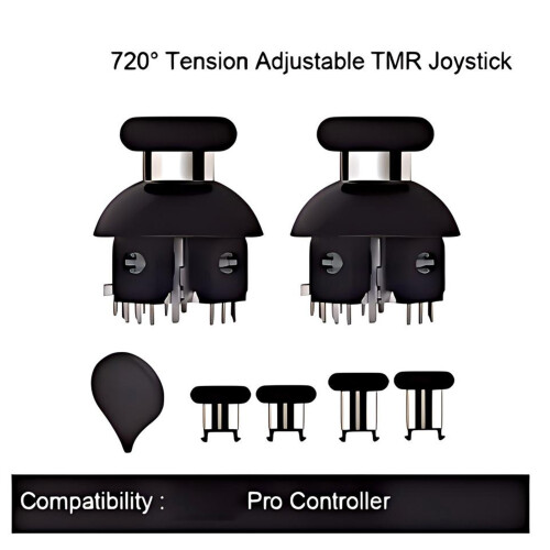Ergonomic Grip Thumbstick with Cap for Controller-S witch Pr o 2