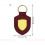 Shield Shape PU Leather Key Holder Hanging Ornament For-Black 4