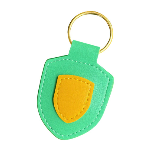 Décoration de porte-clés en cuir PU, idéale pour les-Vert