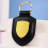 Shield Shape PU Leather Key Holder Hanging Ornament For-Black 5