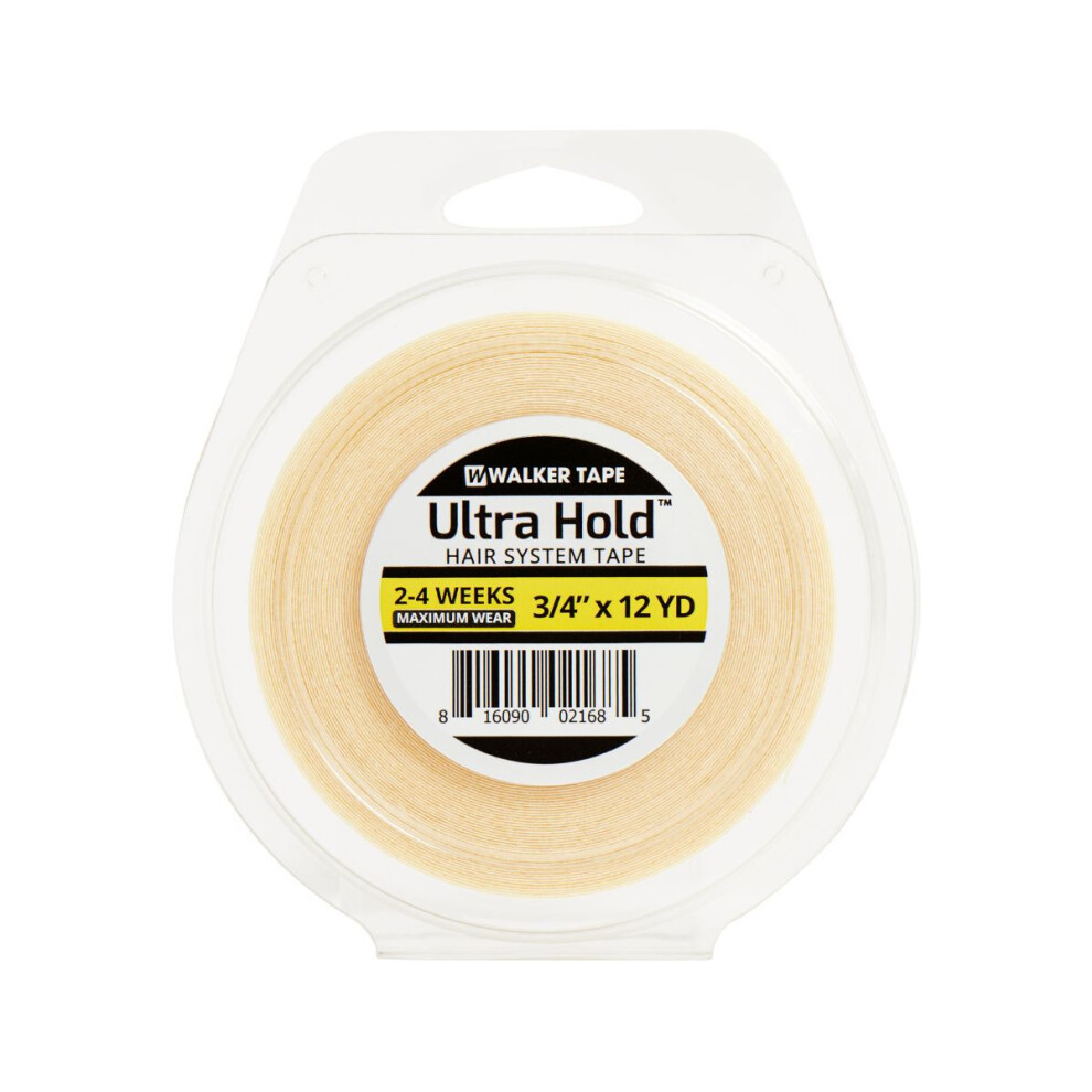Walker Tape Unisex Clear Ultra Hold Tape Rolls 3/4" 12 Yds
