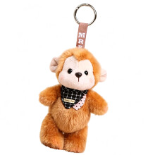 Plush Keychain Lovely Animal Designs Soft Materials For-monkey