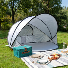 Quick Setup Instant Pop-Up Tent with Ventilated Mesh Windows & Portable Canopy Suitable