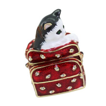 Miniatuur organisatoren met kattenthema en-Rood