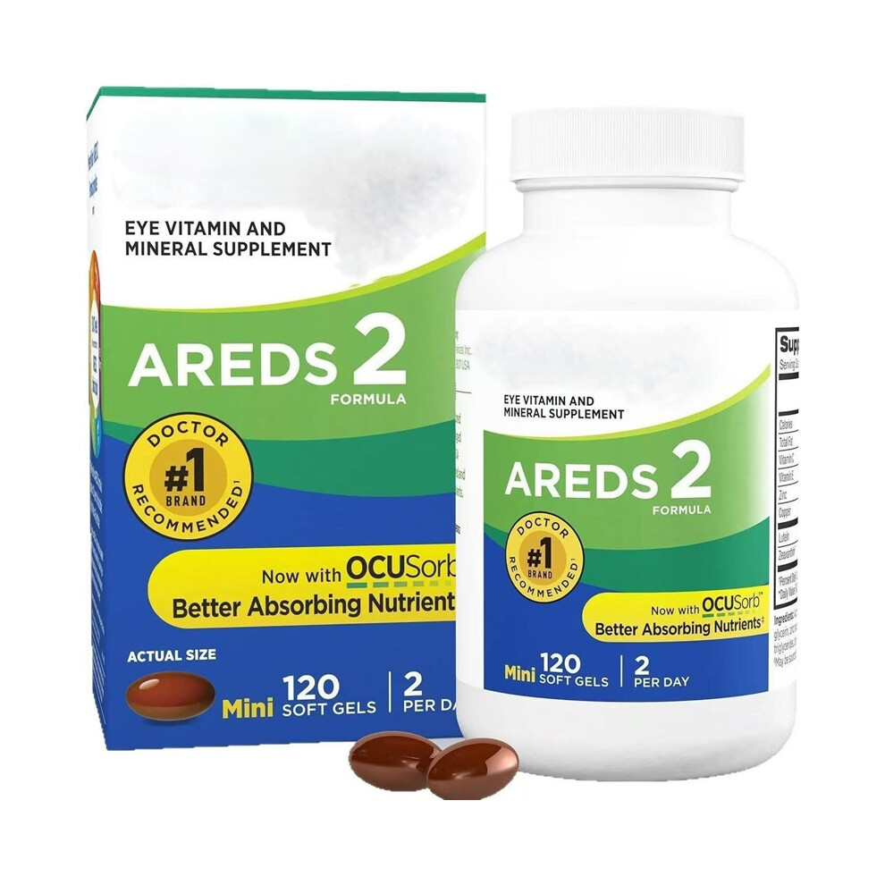(2 PCS) Vitamins and Multi Vitamins with Lutein and Zeaxanthin Softgels, 120 Counts