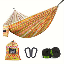 Outdoor Camping Hammock, Lightweight And Portable Parachute Design, Ideal for Single Travelers