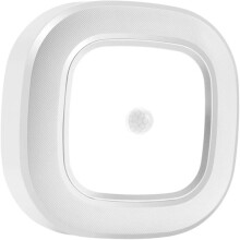 Plafonnier LED carré moderne avec détecteur de mouvement, lumière blanche pour chambre, cuisine, couloir