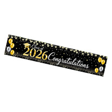 2026 Graduation Banners Large Size For 2026-black and white