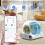 Smart Automatic Cat Litter Box, Self-Cleaning & Deodorizing, APP Control, Multi-Safe Protection, Fits Most Cat Litter 4