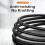 Flexible 90 Degree USB C Cable For Gaming And Charging-0.2m Red 2