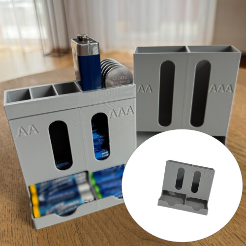 Heavy Duty Battery Organization Container Dispenser LR06 LR03 1