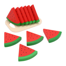 Holz-Wassermelone-Playfood-Set - 10 14,5 cm