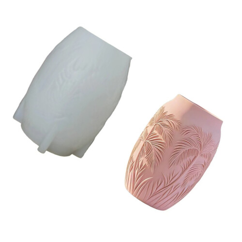 Flexible Silicone Mold To Create Elegant Palms Frond Embossed
