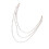 Beautiful Imitation Pearls Multirow Shoulder Necklace-Section 1 1