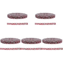 5 Rote Strassbänder Resin Selbstklebend Für Basteln