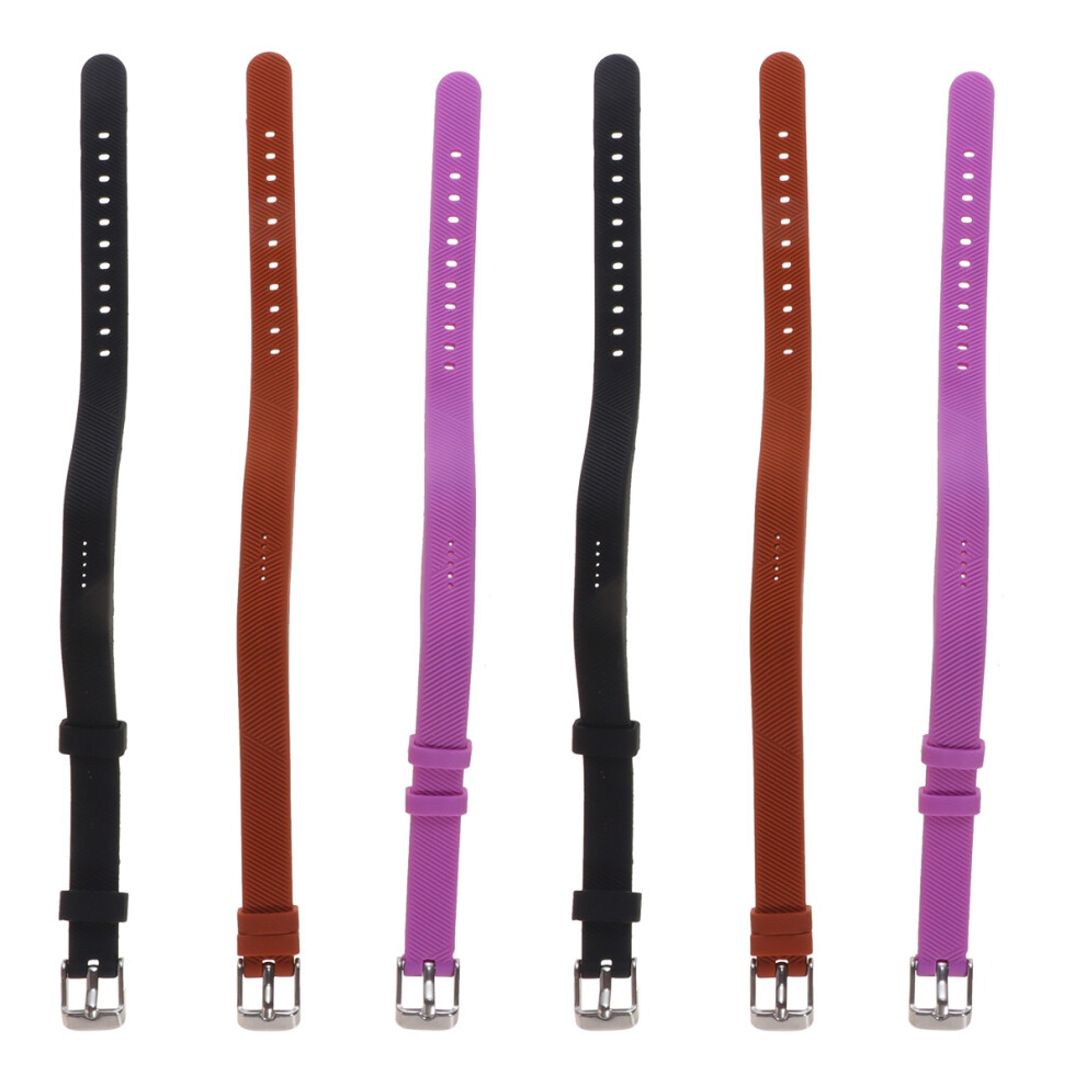 6Pcs Skin-Friendly Silicone Wristband For Smartwatch Replacement 3762824535973