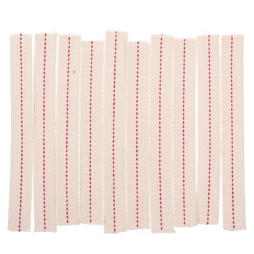 10Pcs Cotton Oil Lamp Wicks Flat Braid Durable Replacement