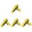 8Pcs Yellow Flat Webbing for Heavy Duty Hoist and Rigging 1