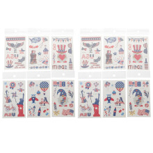 Amerikaanse Independence Day Party Stickers Watertransfer