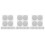 Silver Scratch Off Sticker Sheets DIY Party Raffle Tickets 5