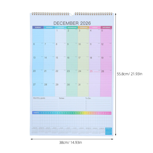 Stehender Tischkalender Spiralbindung Jahresorganizer 1
