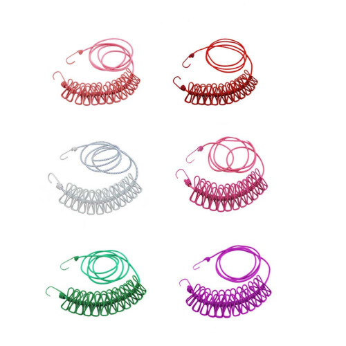 Windfeste Rosa Mit Elastischen Gummibändern 1