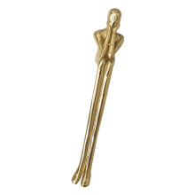 Brasses Drawer Handle For Bedroom Wardrobe Office-Copper color