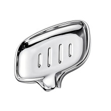Moderner Seifenständer aus Keramik mit schnell-Silber