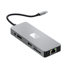 Strong Aluminum USB C Dock With High Resolution Digital Visual