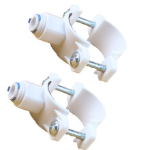 Rüstet verstellbare Abflussrohrklemmen von 38 mm auf 58 mm-Weiß