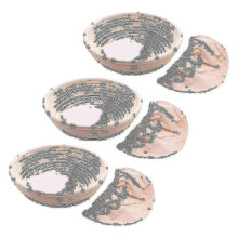 3x 10 Inch Bread Proofing Basket - Banneton Proofing Basket + Cloth Liner + Dough Scraper + Bread L