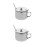 2Pièces Pots Condiments Couvercle Usage Cuisine 5