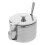 2Pcs Silver Stainless Steel Spice Jars with Lid Spoon for Kitchen Use 10