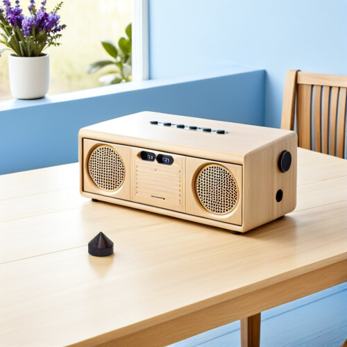 Pieds Absorbants Vibrations En Bois Pour Audio Café 2