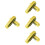 8Pcs Yellow Flat Webbing for Heavy Duty Hoist and Rigging 5