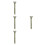4Pcs Dark Green Zinc Alloy Cat Pull Handles for Office Cabinets 4