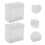 100Pcs Transparent Dessert Boxes Sturdy Pet Clear Cake Gift Packaging 6